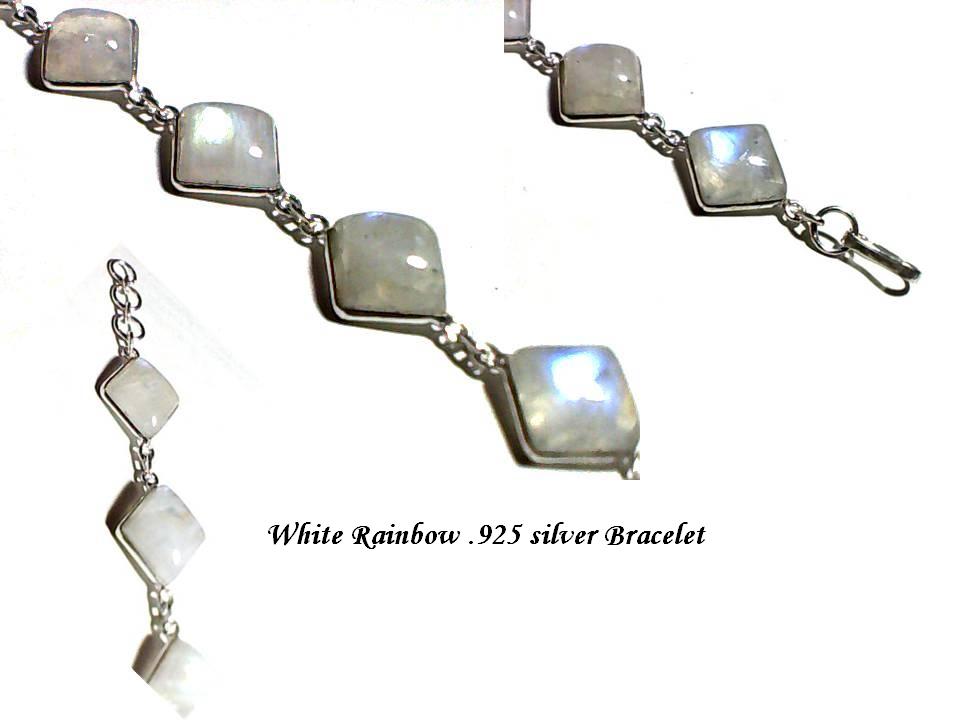 white Rainbow Bracelet Manufacturer Supplier Wholesale Exporter Importer Buyer Trader Retailer in Jaipur Rajasthan India